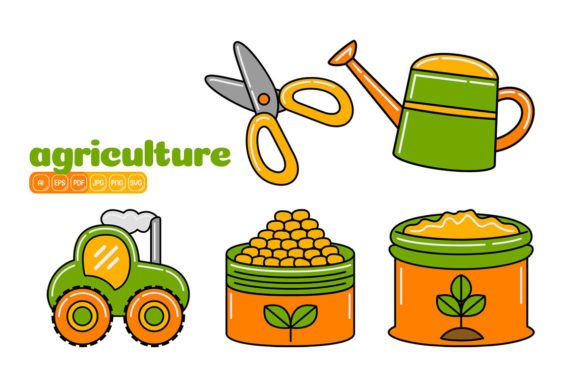 Agriculture Vector Pack 08 – A Graphic Asset for Modern Web Design