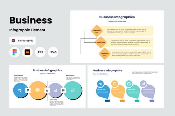 Business Infographics Infographic Template for Graphics and Design