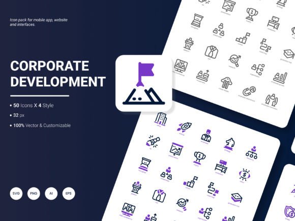 Corporate Development Icon Pack Review for Embroidery Projects