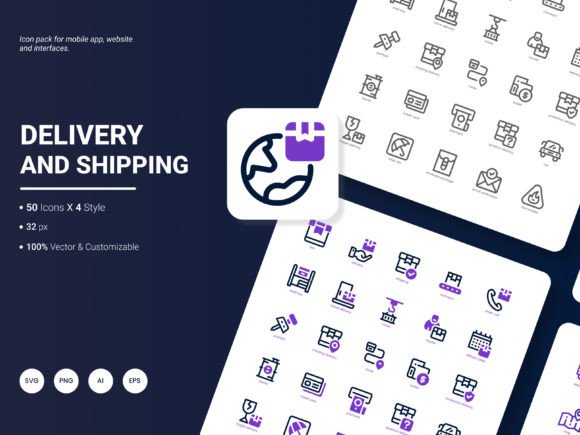 Delivery and Shipping Icon Pack Review