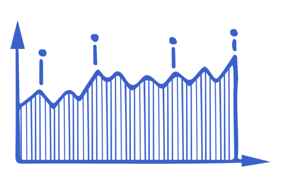 Financial Diagram Doodle: A Modern Graphic Asset for Blog and Web Design