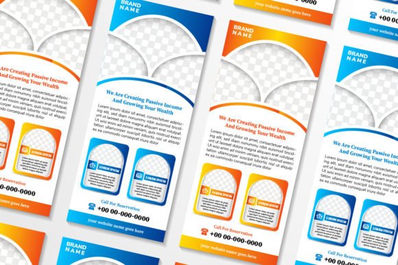 Growing Your Wealth Vertical Banner - Print Templates & Graphics