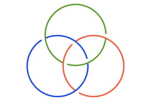 Round Diagram Template for Creative Design Projects