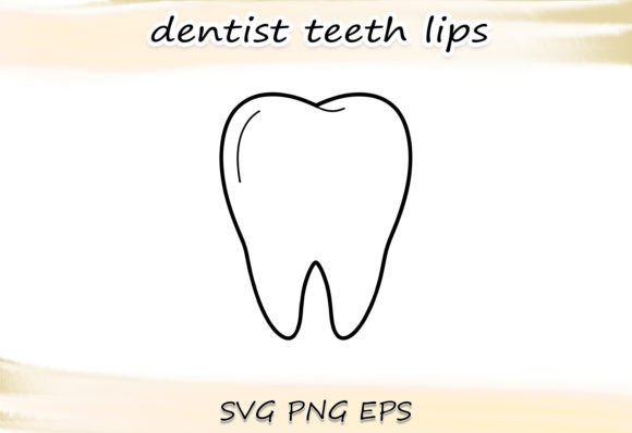 Single Tooth SVG Illustration 2 - A Powerful Graphic for Branding